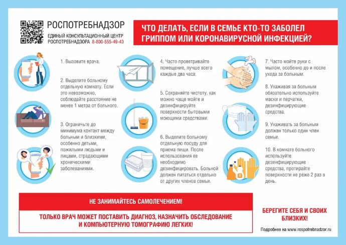 Грипп и ОРВИ. Памятка по профилактике